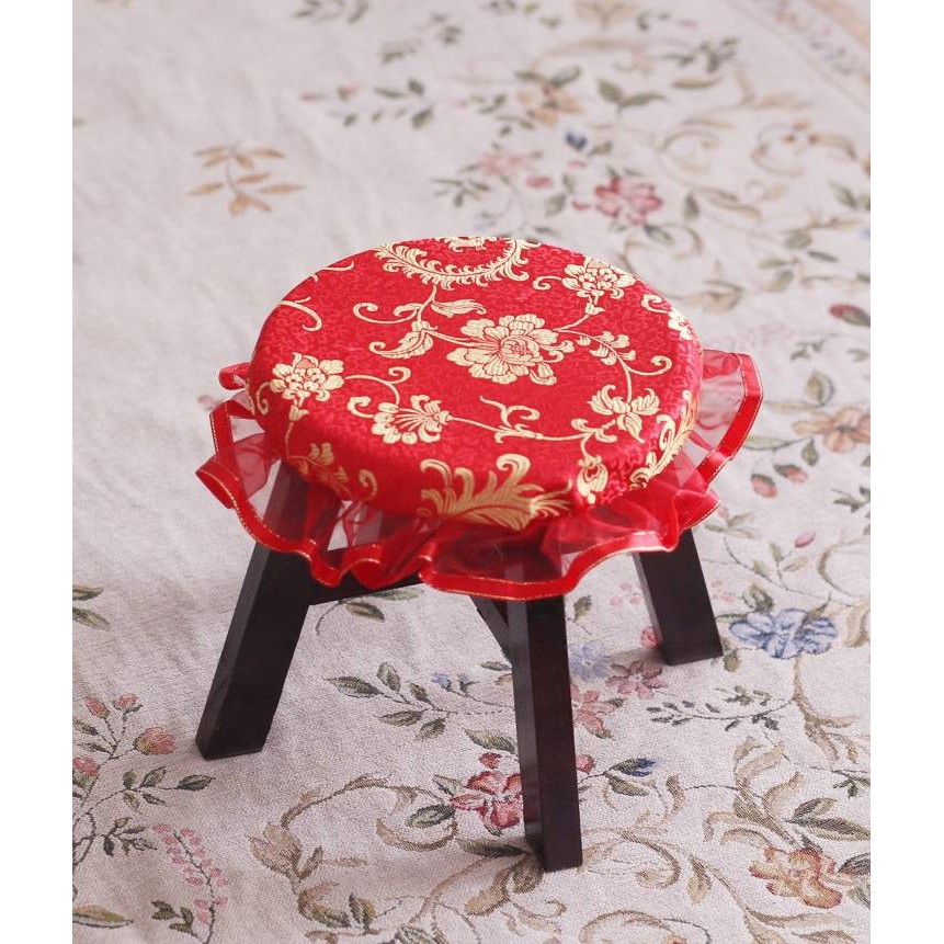 💓 結婚用品💓生子椅  可拆式椅套 (紅鳳尾花)💓吃茶禮  喝茶禮  💓女方訂婚用品  婚禮小物