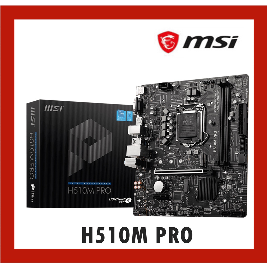 微星 MSI H510M  PRO  主機板