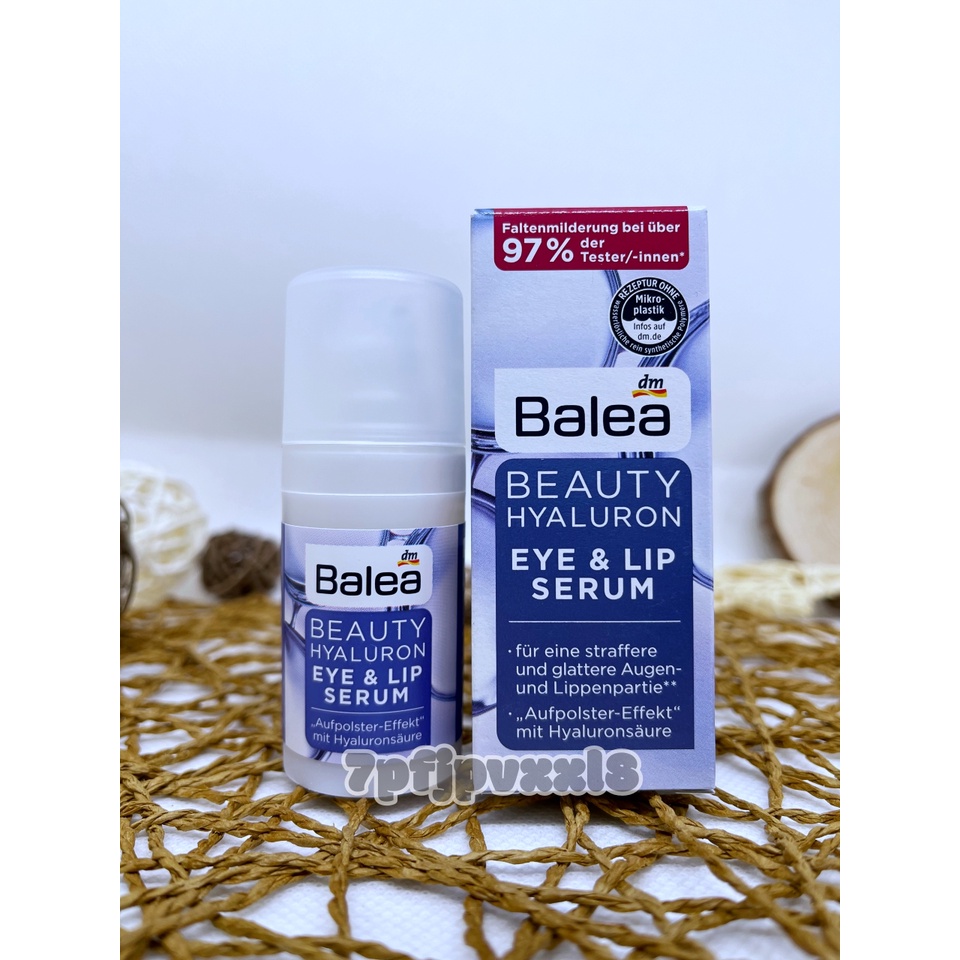 Balea 芭樂雅 dm 玻尿酸眼唇 輪廓精華液 15ml 德國代購