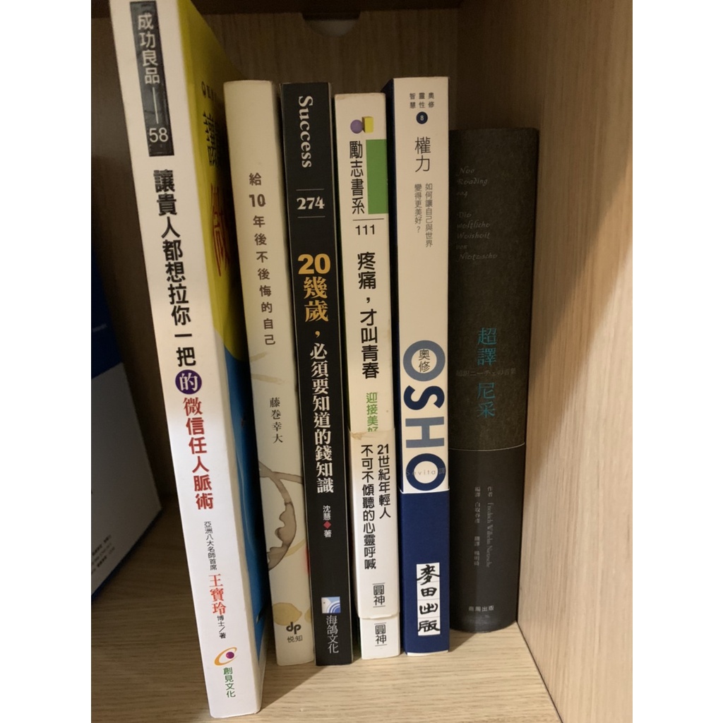 超譯尼采 權力 疼痛才叫青春 幾算必須知道的錢知識 給10年後不後悔的自己 讓貴人都想拉你一把的微信任人脈術