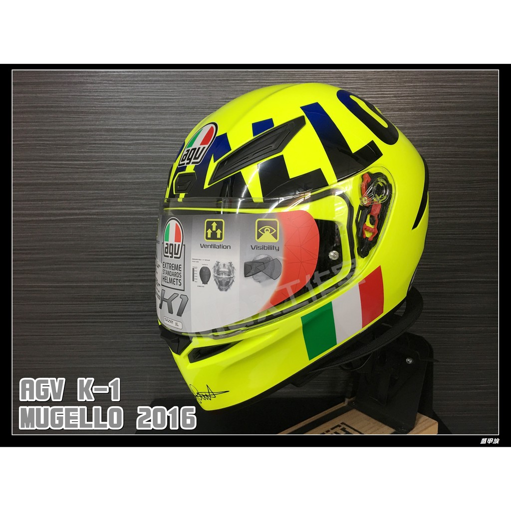 Max工作室😄AGV 公司貨【K-1(K1):MUGELLO 2016】亞洲版 ROSSI 羅西 加贈好禮🚚免運