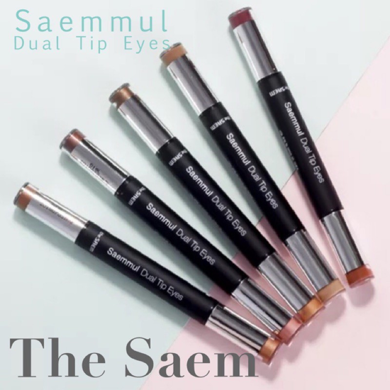 韓國The Saem 雙色雙頭氣墊眼影棒