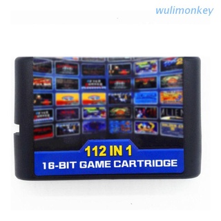 吳 112 合 1 熱門遊戲系列, 用於 SEGA GENESIS MegaDrive 16 位遊戲卡帶適用於 AL 和