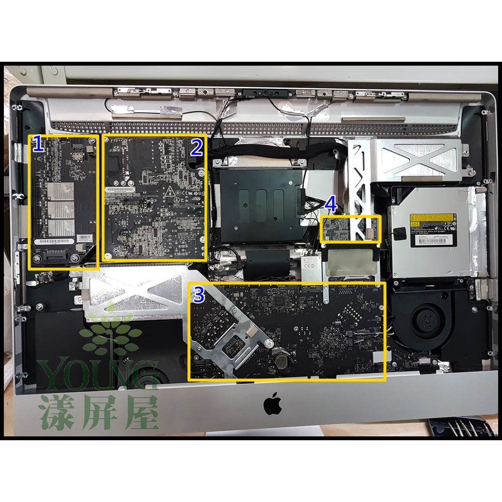 【漾屏屋】APPLE 蘋果 A1312 配件 維修 零件 主機板 顯示卡 電源板 面板 觸控玻璃 高壓板 背光板 螢幕
