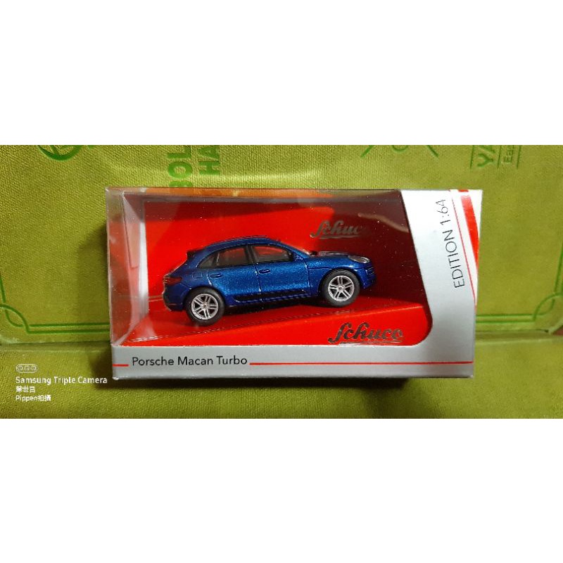 1/64 Schuco Porsche Macan turbo 藍色(限定下標用，他人勿標)