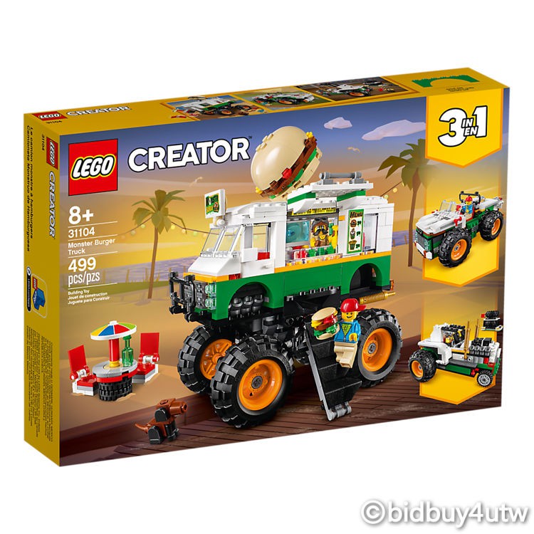 LEGO 31104 怪獸漢堡卡車 創意系列【必買站】樂高盒組