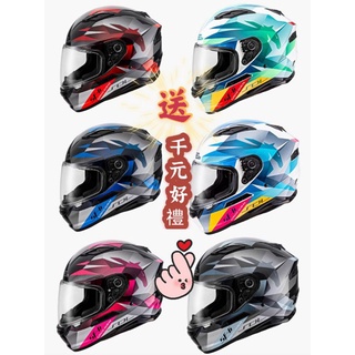 SOL SF-6 / SF6 獨角獸 黑銀 內藏式墨鏡 浮動式鏡座 EPS 完全防護 全可拆洗 全罩 安全帽
