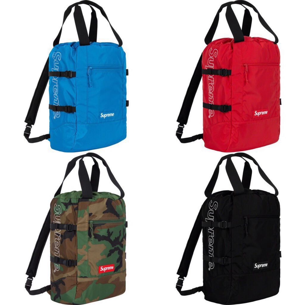 supreme tote backpack ss19