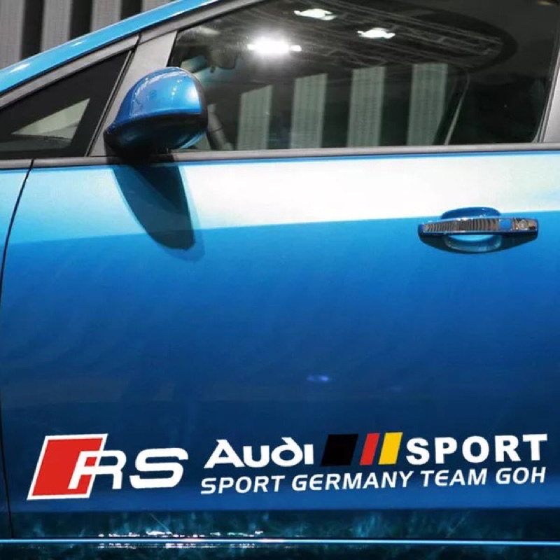 Audi 車身貼紙 RS sport 車貼 A3 A4 A5 A8 Q2 avant RS tt Q5 Q3 tdi