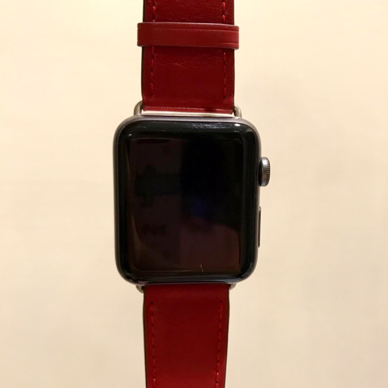 二手蘋果Apple Watch series 2 42mm 送錶帶、充電座