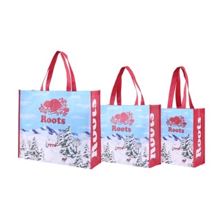 Roots 2016 專櫃正品 冬天小木屋 木屋 購物袋 媽媽袋 雜物袋 提袋 手提袋 肩背袋 環保袋 禮物包裝袋