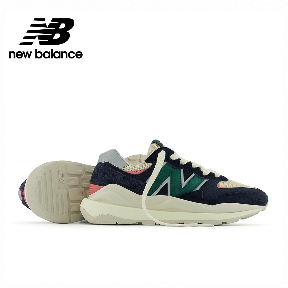 【New Balance】 NB 復古運動鞋_中性_綠粉深藍_U5740CNN-D楦 (IU著用款) 5740