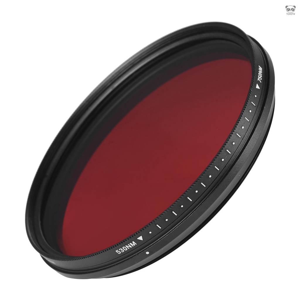 FOTGA 82mm可調紅外鏡 530nm-750nm波段 濾光鏡 紅外線濾鏡