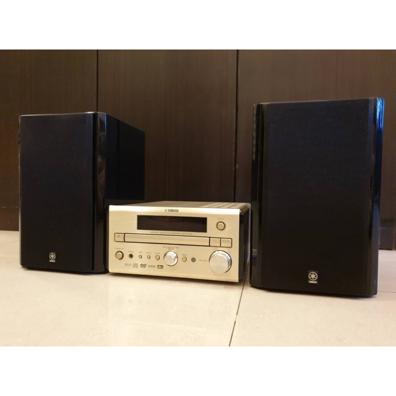 [二手］YAMAHA高階DVD/CD音響RDX-E700主機＋NX-E700喇叭