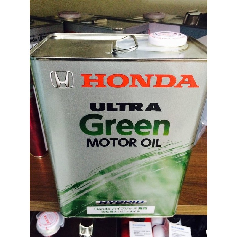 【本田 HONDA】Green 0W-10、節能合成機油、本田機油、4L/罐、6罐/箱【日本進口】-滿箱區