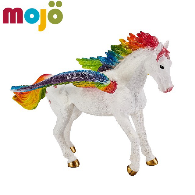 Mojo fun動物模型-帕格薩斯飛馬(彩虹)
