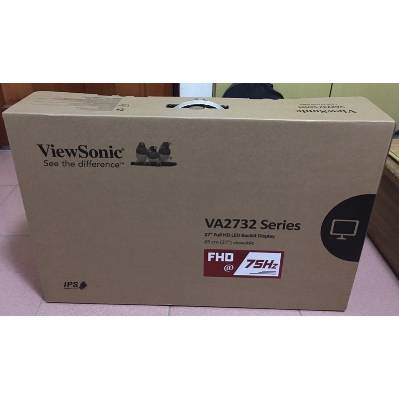 (全新附發票) ViewSonic優派 27吋 VA2732-H 薄邊框 FHD IPS電腦螢幕 75Hz