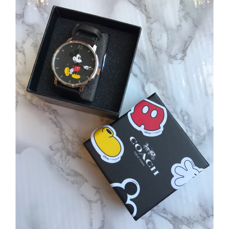 咩兒美國代購🌟Coach x Disney 迪士尼聯名限定款 米奇手錶禮盒