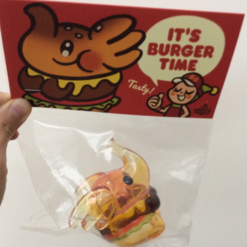 Unbox Burger Elfie 漢堡象 彩透
