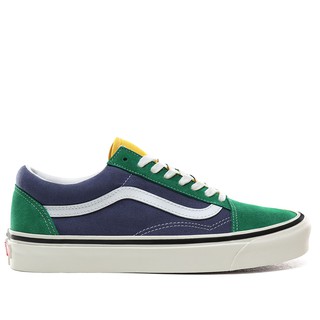 VANS OLD SKOOL 36 DX EMERALD NAVY 藍綠黃白【A-KAY0】【VN0A38G2VZQ】