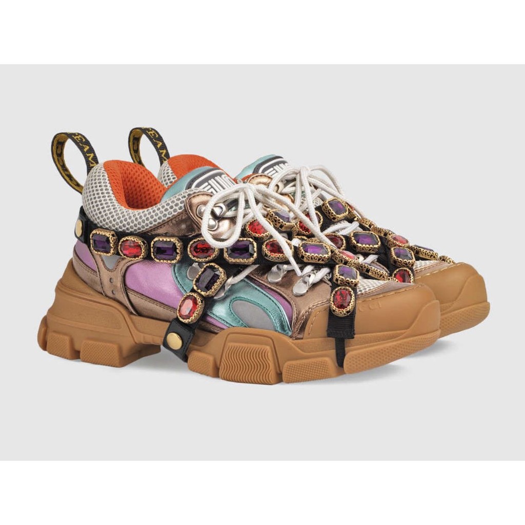 gucci shoes flashtrek black