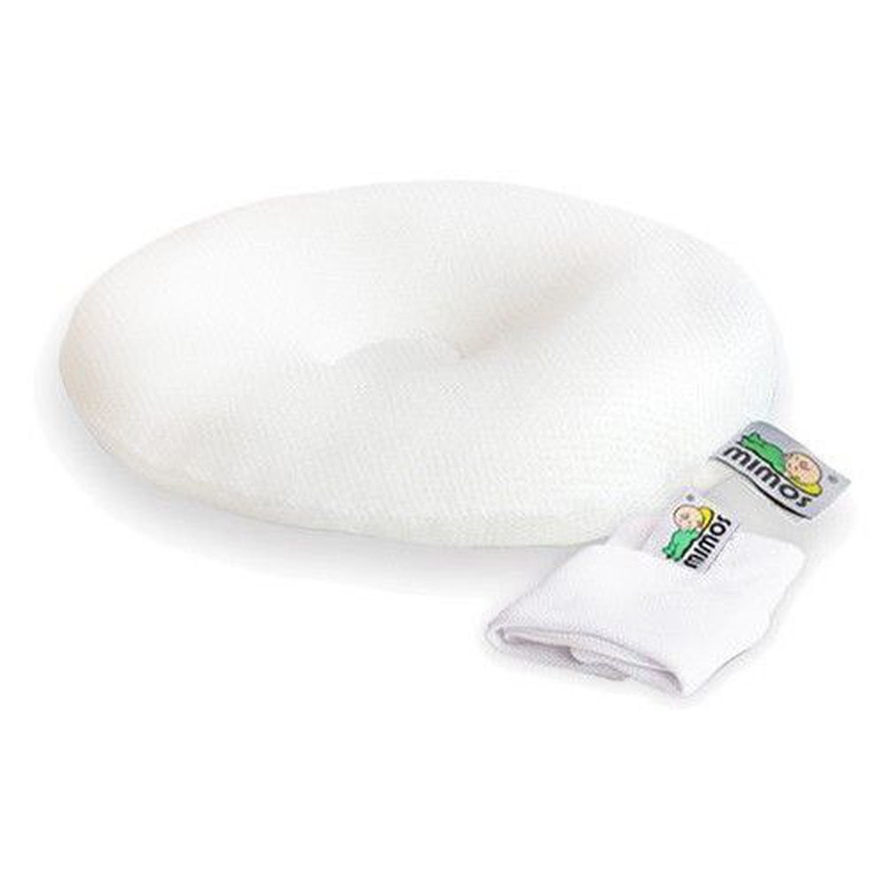 二手出清 西班牙 MIMOS - 3D 自然頭型嬰兒枕-枕頭x1+枕套x2(XL［出生至10個月適用])