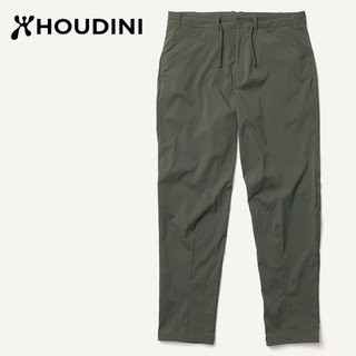 【Houdini 瑞典】Wadi Pants 快乾長褲 男款 裸印綠 (260724-174)