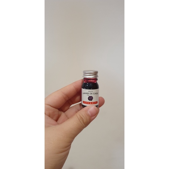 斷捨離 鋼筆墨水 J.Herbin Larmes de Cassis黑醋栗之淚
