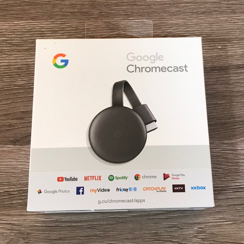 2019全新未拆封Google Chromecast 3代 媒體串流播放器