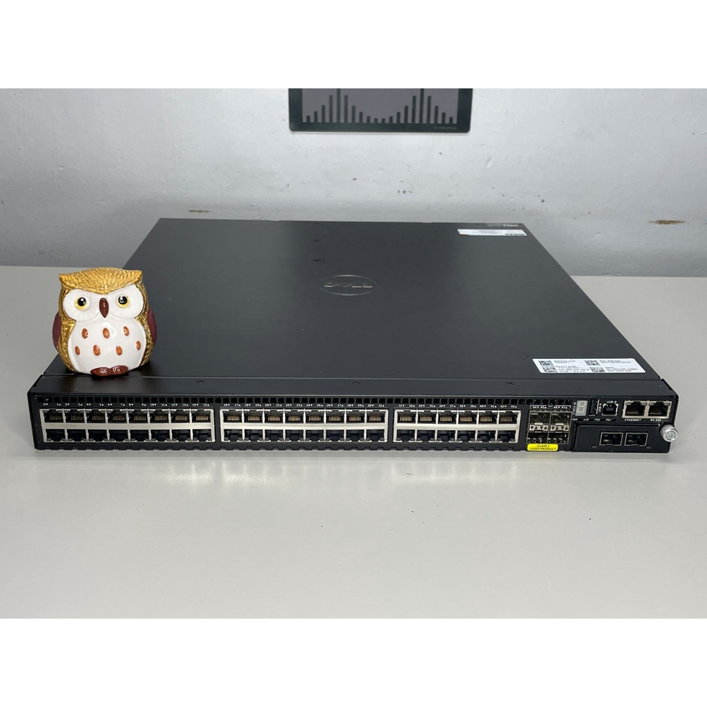 DELL Force10 S60-44T-AC-R 48port Gigabit 10G SFP Switch