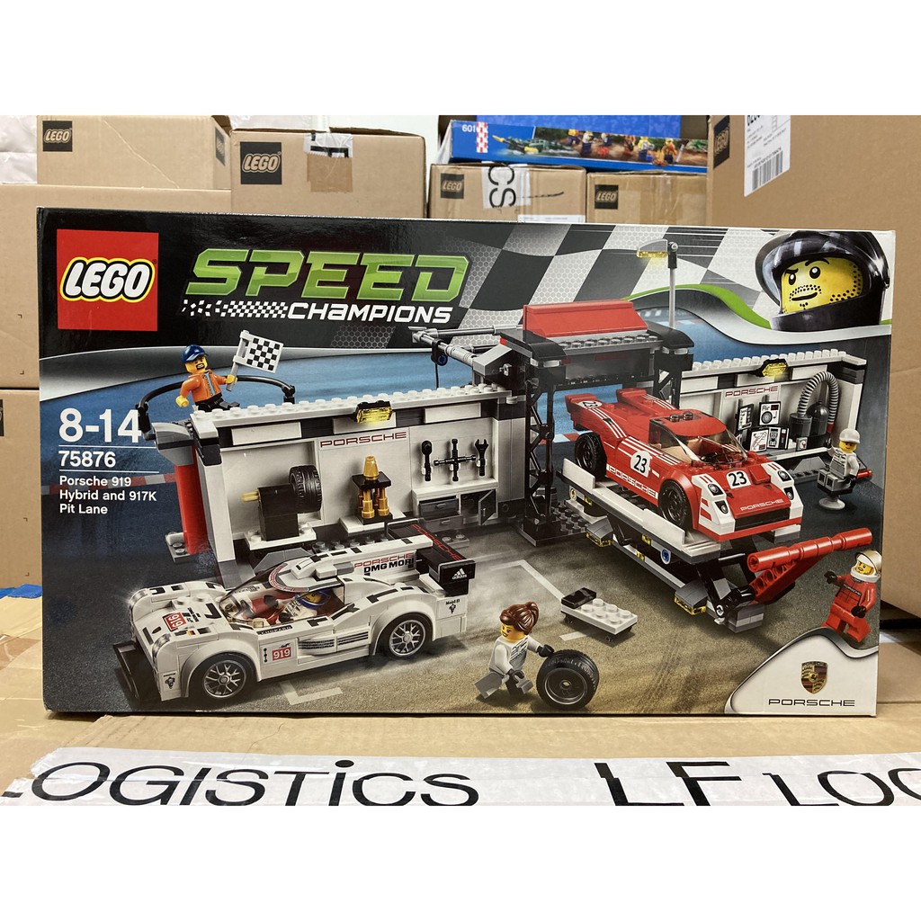 &lt;歐鼠大聯盟&gt; Lego 樂高  75876 Porsche 919 Hybrid and 917K Pit Lane