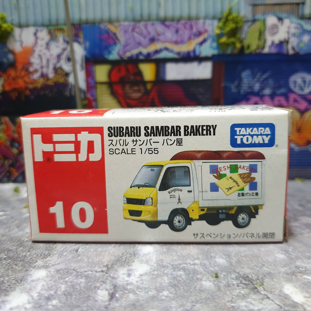 Tomica 10 SUBARU SAMBER BAKERY