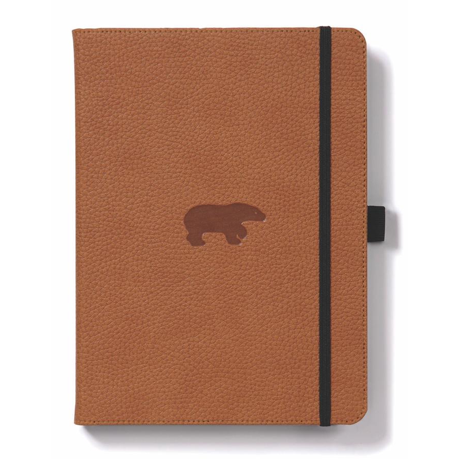 Dingbats* Notebook/ A5/ Brown Bear/ Graph 誠品eslite