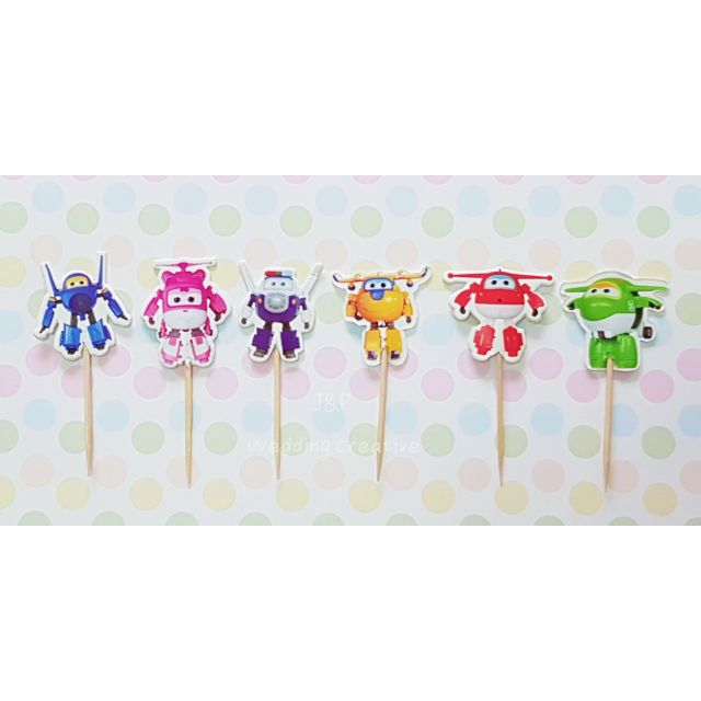 蛋糕插-super wings 超級飛俠