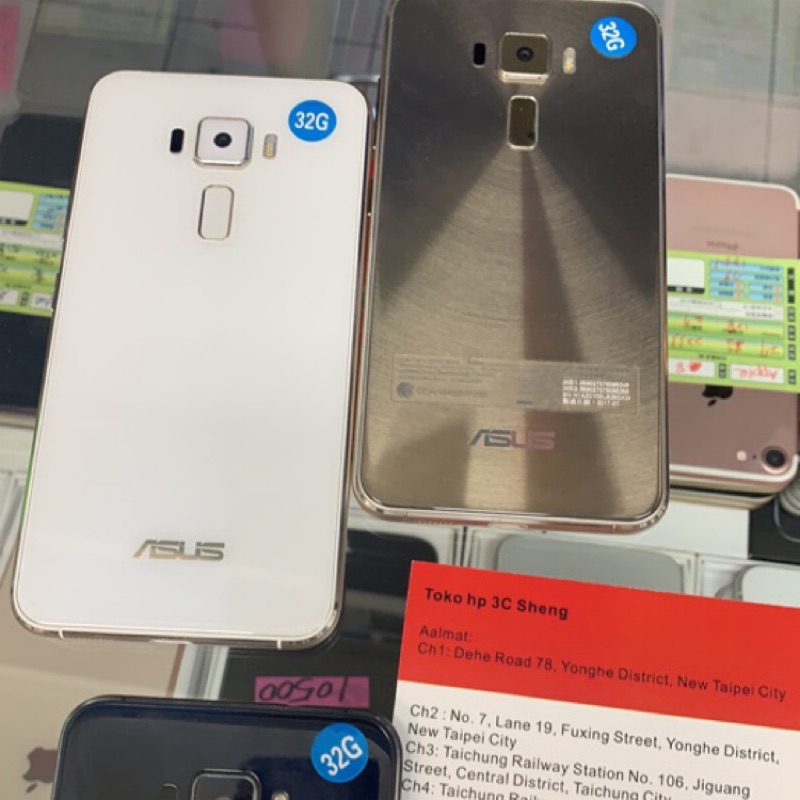 有發票可刷卡asus Zenfone3 Ze5kl 5 2吋3 32g 中古二手手機貨到付款超商取貨付款 蝦皮購物