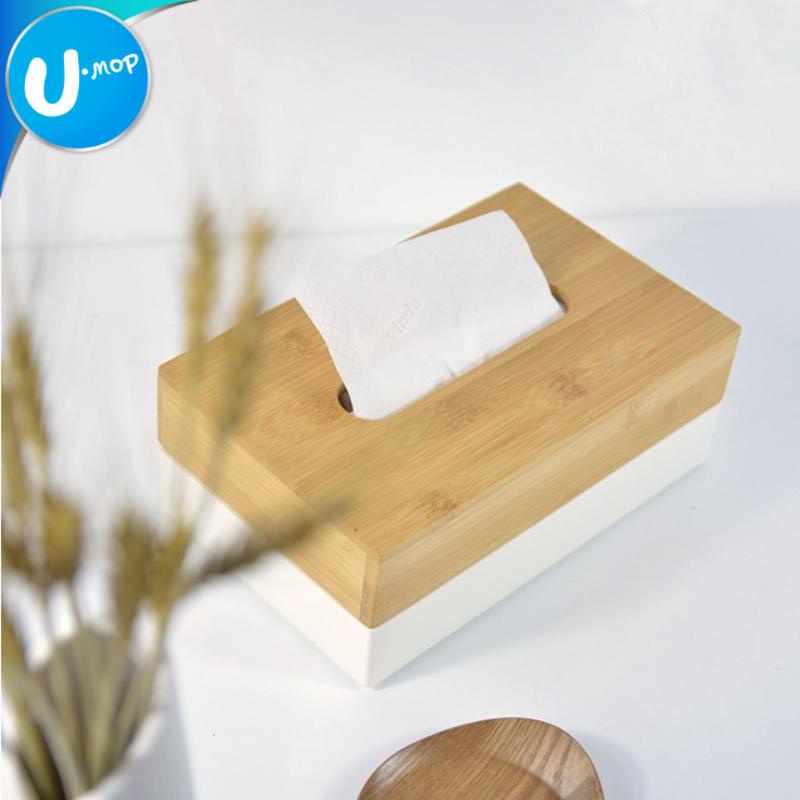 【U-mop】 楠竹衛生紙盒 簡約 面紙盒 抽取式 面紙 餐巾紙 衛生紙 盒 收納 置物 居家