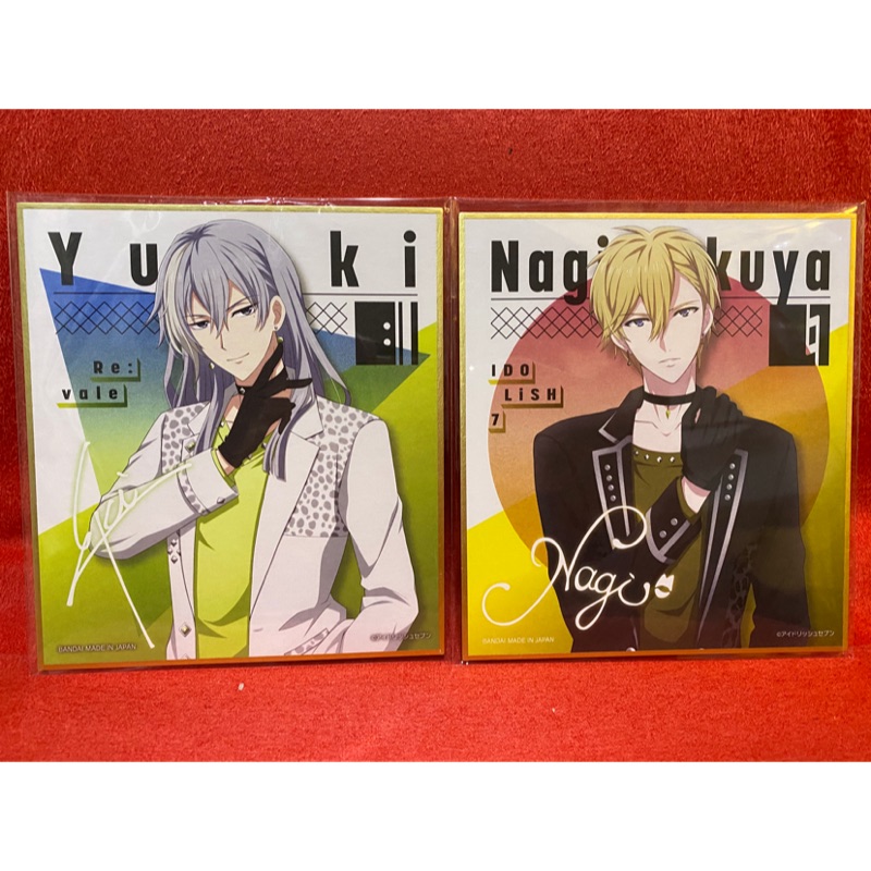 Idolish7 偶像星願agf 色紙千nagi 折笠千斗六彌凪 蝦皮購物