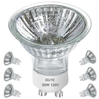 TS(現貨) GU10 110-130V 50W 鹵素燈泡 融蠟燈泡 保溫燈泡 投射燈 崁燈 軌道燈 水晶燈 吸頂燈