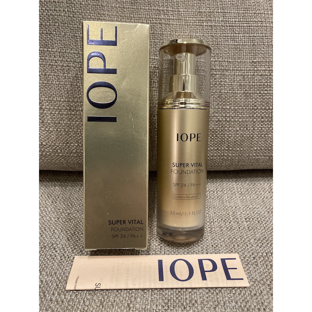 [全新正貨] IOPE 賦活緊顏絲緞精華粉底 SPF24/PA++