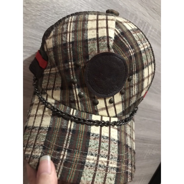 正韓 韓國 韓製 韓帽 kr 口罩鍊 質感復古 格紋 老帽 鴨舌帽 棒球帽 格紋