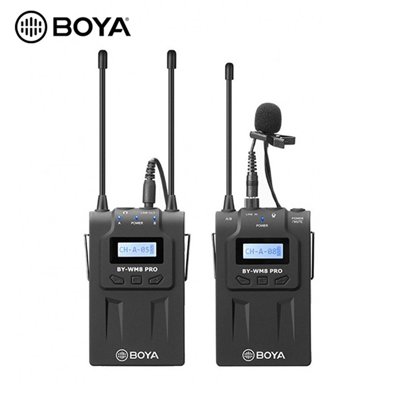 BOYA BY-WM8 Pro-K1 TX8+RX8 雙通道無線麥克風 接收＋發射 立福公司貨 廠商直送