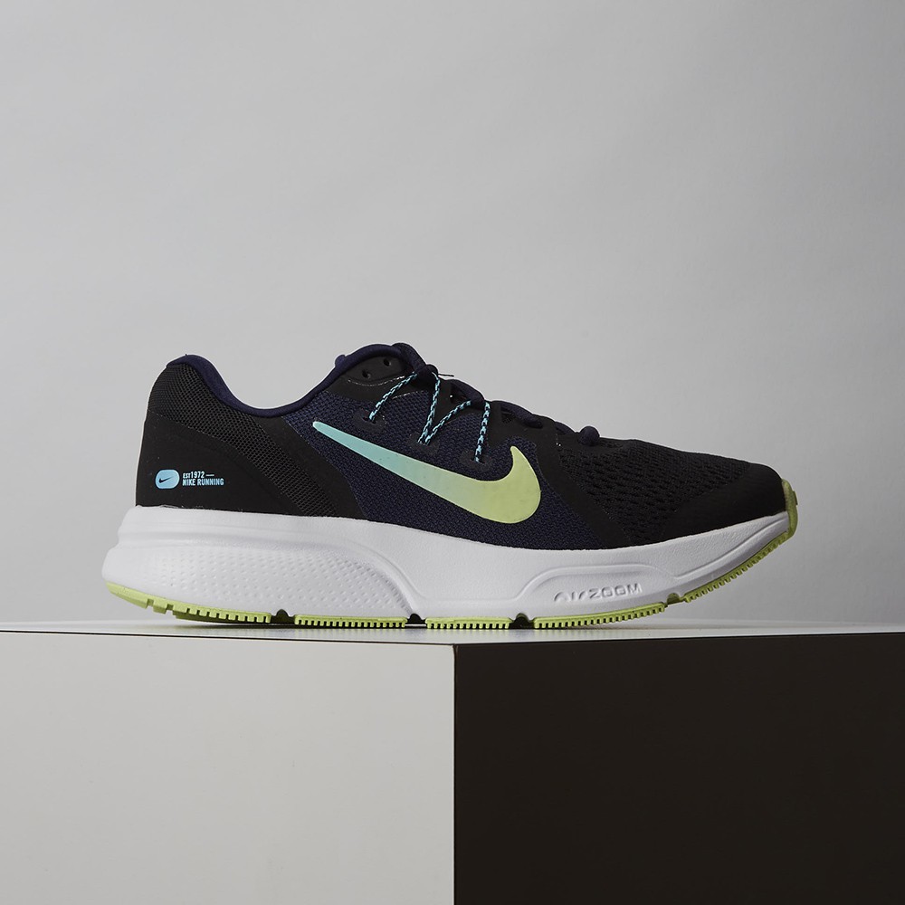 Nike Zoom Span 3 女鞋 黑綠 氣墊 避震 慢跑鞋 CQ9267-013