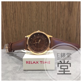 可議價!!!RELAX TIME 學院風格 情侶對錶-小(RT-58-11L)部落客推薦款 咖啡面 玫瑰金 36mm