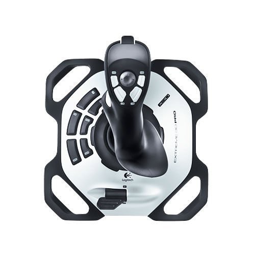 飛行搖桿 也店家族 Logitech 羅技extreme 3d Pro 閃靈鈦翼二代遊戲搖桿12個可程式按鈕 蝦皮購物