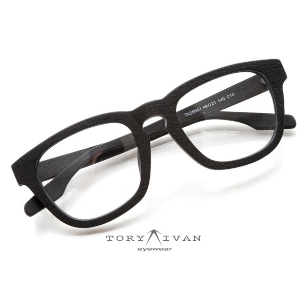 【ToryIvan】X06 板材 木紋木頭 木框眼鏡 日系潮人配備 粗框復古眼鏡 黑框 手作 Style 限量