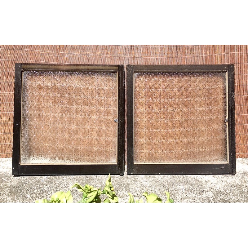 早期海棠花玻璃鋁窗海棠花毛玻璃銀星玻璃窗老窗木窗 蝦皮購物