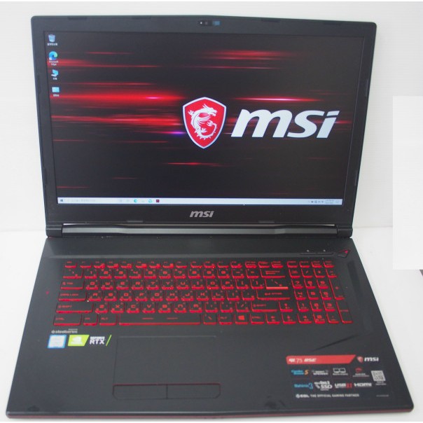 [崴勝3C] 二手 MSI微星 GL73 8SE i7-8750H/8G/RTX 2060 6G/ SSD 512G電競