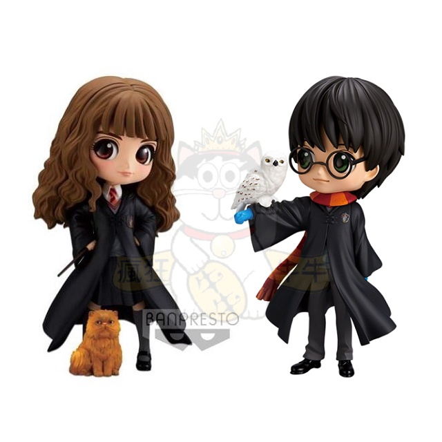 ★瘋狂牛牛★正版 Qposket 妙麗 與 歪腿貓 格蘭傑 有貓 哈利波特 Harry Potter 榮恩 代理版 景品