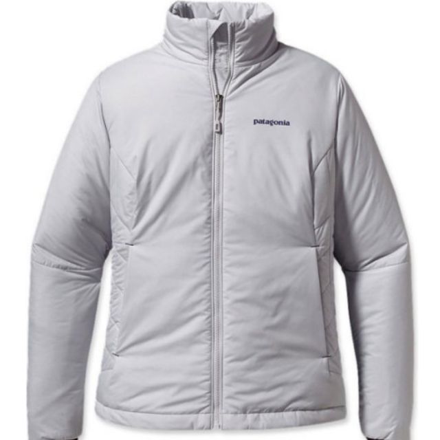 Patagonia Micro Puff Jacket 淺灰色女款保暖外套(附收納袋) , M號