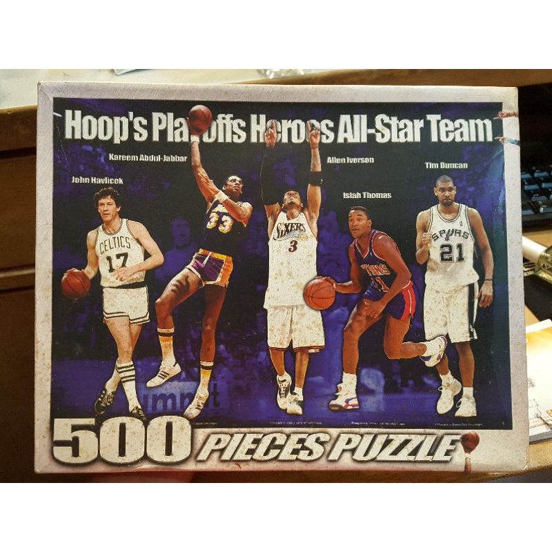 NBA 球星拼圖 500片拼圖 當肯 艾佛森 缺1片